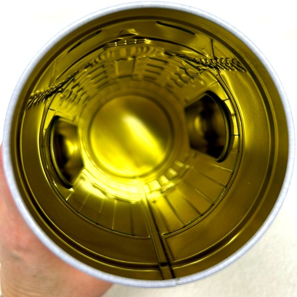 12” Cylinder shaped red Nutcracker Soldier lidded tin - Picture 6 of 12